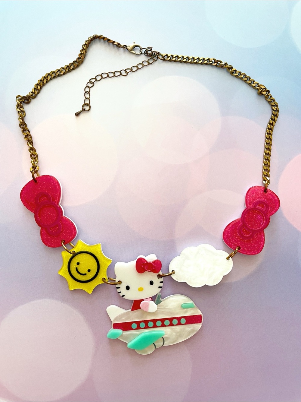 Irregular Choice Hello Kitty acrylic Necklace Sanrio
